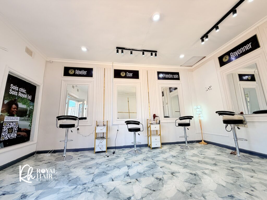 Royal Hair & Beauty - Salon de coiffure moderne au Golf Plateau - Salon de coiffure à Lubumbashi