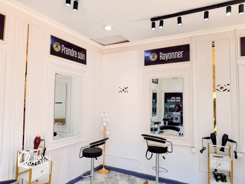 Royal Hair & Beauty - Salon de coiffure moderne au Golf Plateau - Salon de coiffure à Lubumbashi